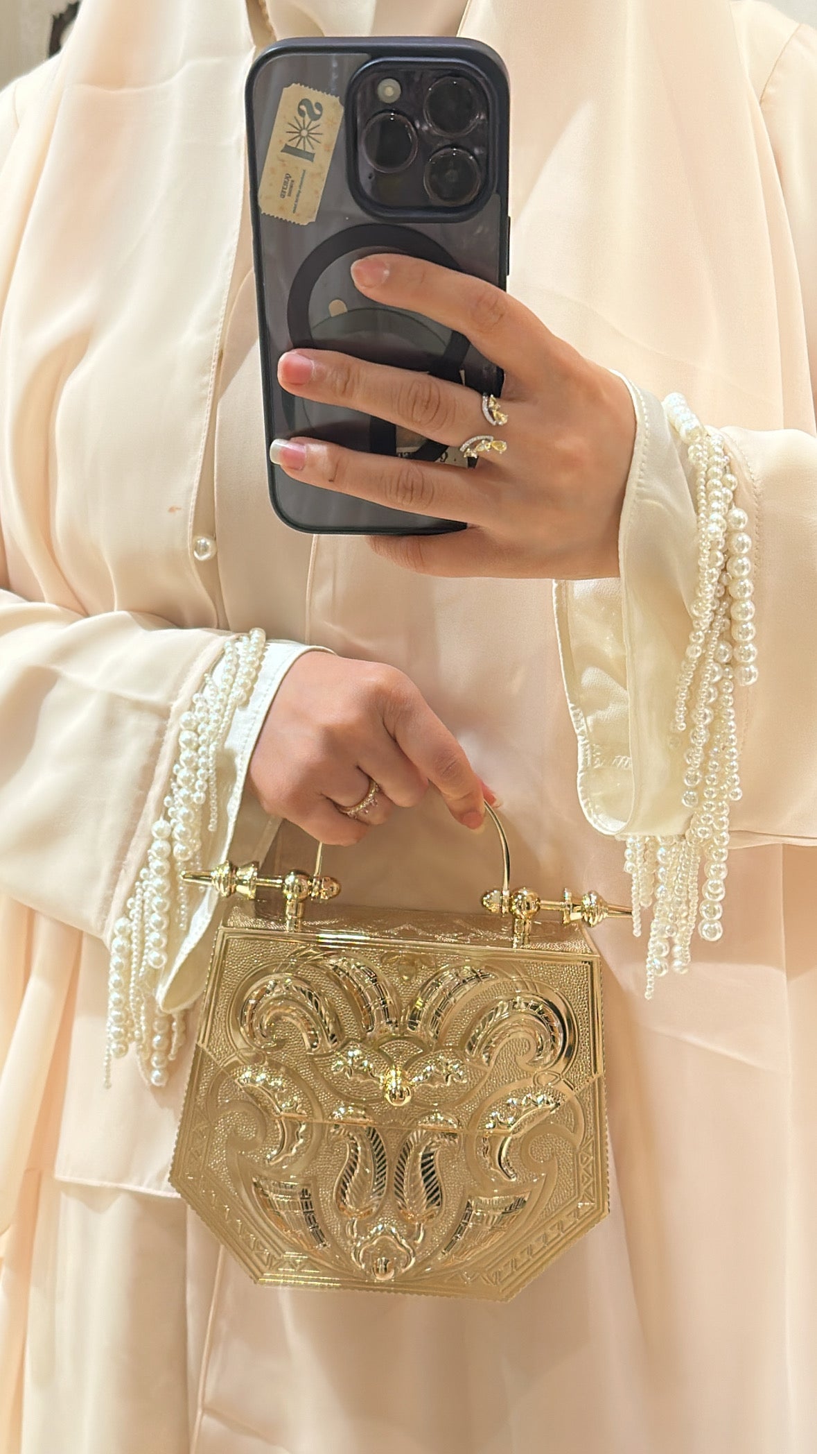 Draped in Pearl
