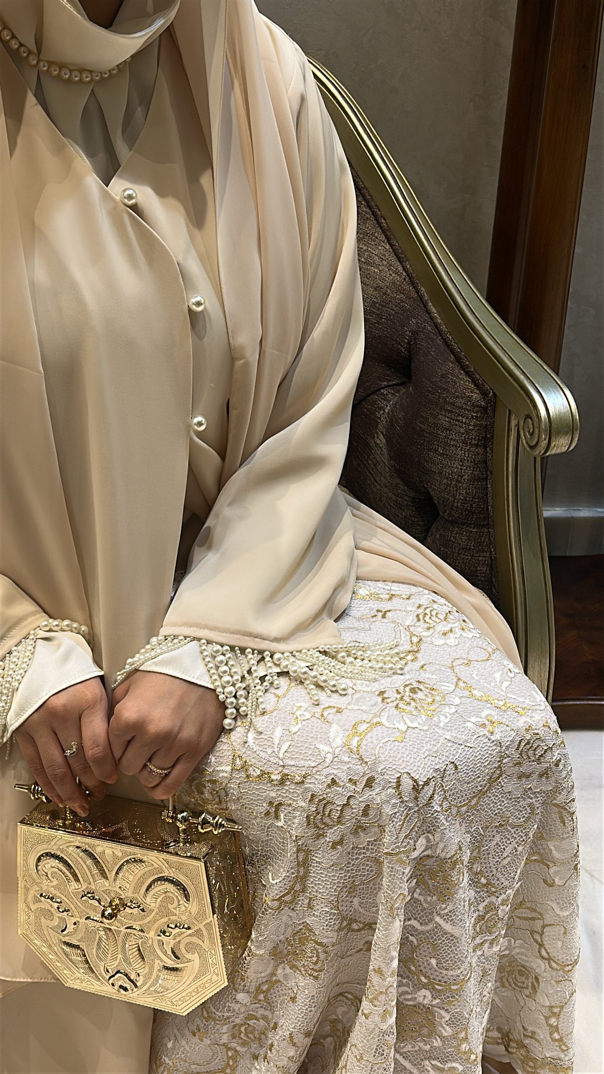 Draped in Pearl